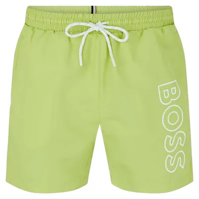 Produktbild von Boss - "Starfish" Badeshorts für Herren GT14030 (L) (Limone/Weiß)