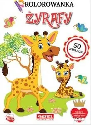 Produktbild von Kolorowanka Żyrafy z naklejkami