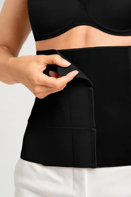 Productafbeelding van Amoena Tailleband Belly bandage 3-V Zwart - Maat: XXL