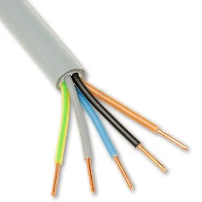 Image de Câble 5 x 1,5 mm² à anneaux, gris, 100 m