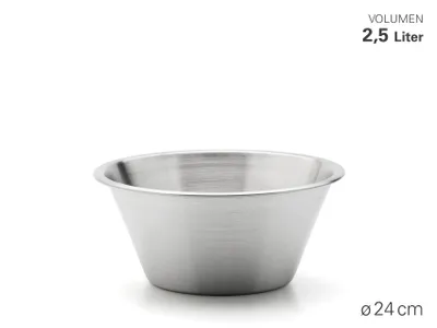 Produktbild von Karl Weis Küchenschüssel Gastro+ Ø 24 cm, Edelstahl