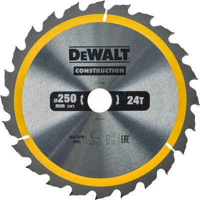 Image de Lame de scie circulaire portative DEWALT Carbure Construction