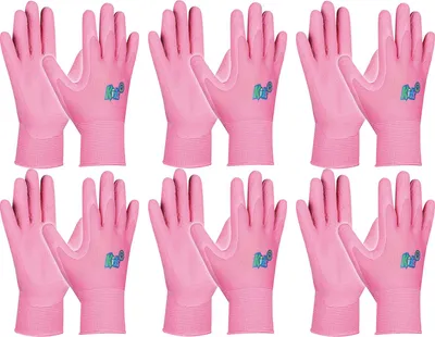 Produktbild von vasalat Schutzhandschuh Gebol Kids Kinder Handschuh pink / 6 Paar