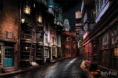 Obrázok produktu pre Plagát Harry Potter Diagon Alley 91,5x61cm