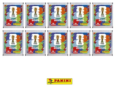 Produktbild von 10 Packs of PANINI FIFA World Cup 2026 Collectible Stickers – 70 Stickers