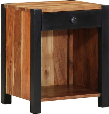 Zdjęcie produktu dla vidaXL Stolik nocny 2 szt. brązowy 40 x 35 x 50 cm lite drewno akacjowe