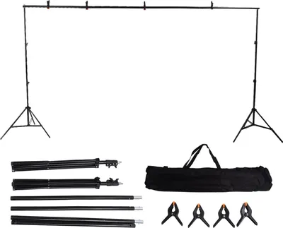 Image de Photo Backdrop Stand Kit 2x3m amovible Studio -Support -System pour Live -Streaming