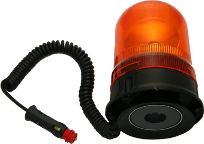 Produktbild von IWH KFZ-Rundumleuchte orange 12 V / 55 Watt mit magnetischer Bodenplatte