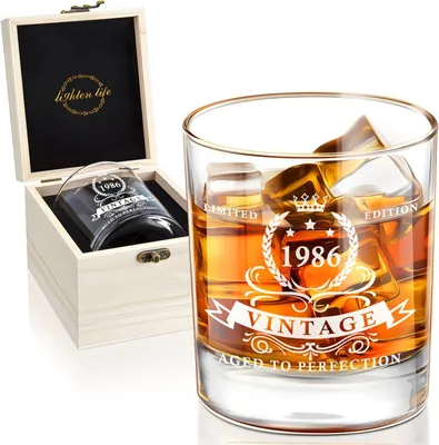Produktbild von Whiskyglas Jahrgang 1985 Geschenk zum 40. Geburtstag 340 ml