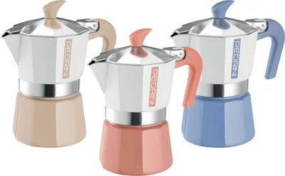 Image de Machine à café Pedrini My Moka Color 3 tasses 3 couleurs
