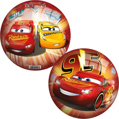 Image de Massamarkt Playball -Autos en vinyle Ø23cm Sac et 10 pièces
