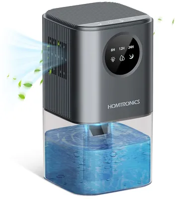 Image de Déshumidificateur électrique - Capacité de 1700 ml - Portable - Très silencieux - Avec minuterie