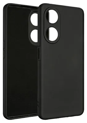 Productafbeelding van Siliconen Hoesje Beline Oppo A98, Zwart/Zwart