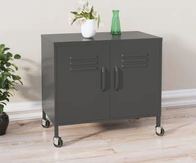Produktbild von The Living Store Lagerschrank Anthrazit 60x35x56 cm Stahl