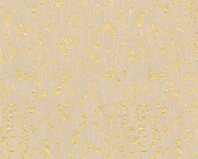 Produktbild von Architects Paper Barocktapete Metallic Silk Tapete mit Ornamenten Textiltapete beige gold 10,05 m x 0,53 m