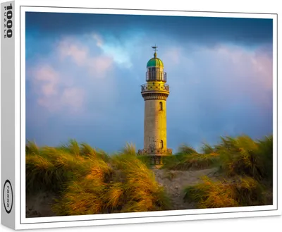 Produktbild von raxxa Premium-Puzzle "Abend in Warnemünde", 1000 Teile