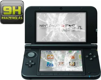 Produktbild von 2x 9H Hartglasfolie für Nintendo 3DS XL Panzerfolie Schutzglas Glasfolie HD KLAR