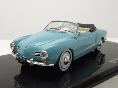 Produktbild von Ixo Models CLC563 VW Karmann Ghia Cabrio 1955 hellblau 1:43
