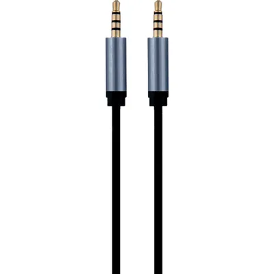 Produktbild von BigBen Connected, 3,5-mm-Klinken-auf-3,5-mm-Klinken-Audiokabel, 1,5 m, Schwarz