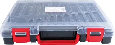 Produktbild von FORMAT Spiralbohrersatz DIN338 - N HSS geschliffen, 1 - 10,0mm, 170-teilig, Durchmesser:1 - 10 mm, Länge:nv, Ausführung:nv, Spitzenwinkel:nv, Beschichtung:dampf., Satzinhalt Ø h8:nv, Schneidendurchmesser:nv