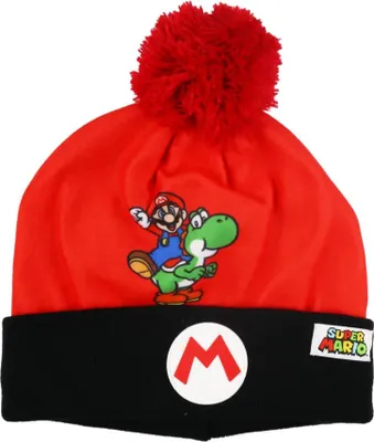 Produktbild von Super Mario Yoshi Kinder Herbst Wintermütze – 52 / Rot