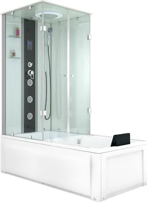 Produktbild von Dusche Wanne Kombination K05-R01 Duschkabine 90x180 cm