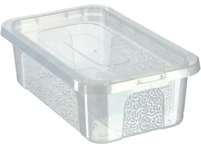 Produktbild von Kunststoffaufbewahrung - Aufbewahrungsbox 4,5 L - Mit Deckel - Verschließbar - Transparent - Ordnungsbox