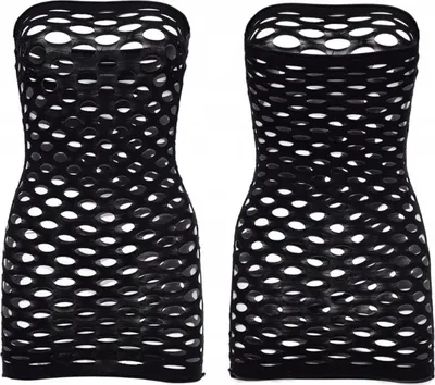 Produktbild von Damenbody - Schwarz - Sinnliche Unterwäsche - Damen - Bodystocking - Enges Kleid - Schwarz