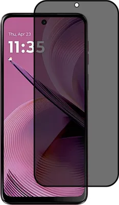 Produktbild von Motorola Moto G55 Displayschutz - Coverup Privacy Panzerglas - Schwarz