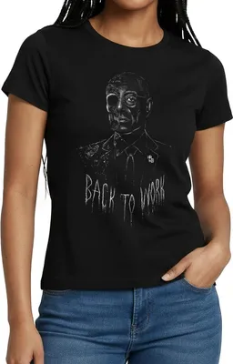 Produktbild von Spreadshirt Breaking Bad Zurück An Die Arbeit Gustavo Frauen T-Shirt, S, Schwarz