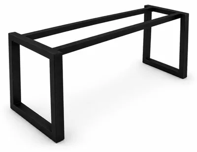 Obrázok produktu pre LogistSystem, kovové nohy na nábytok, štýl "loft", 120x60x60 cm – kovová konštrukcia stola, nohy s práškovým nástrekom – jedálenský stôl, písací stôl, industriálny štýl