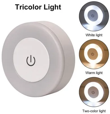 Obrázek produktu pro LED noční lampička s dotykovým senzorem, nabíjecí přes USB, s magnetickou základnou, vhodná do ložnice