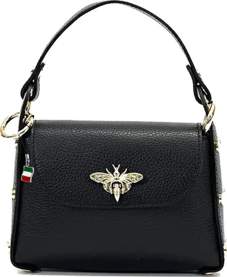 Immagine prodotto di Florence borsa a tracolla in pelle nera OTF817S