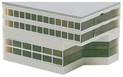 Produktbild von Herpa 519632 - 1/500 Flughafengebäude: Nebengebäude (hoch) -
