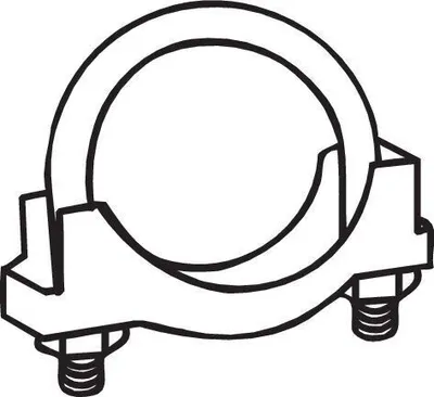 Image de Bosal pièce de serrage, système d'échappement silencieux central 250-160