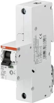 Obrázok produktu pre ABB S751DR-E50, Miniatúrny istič, Typ K, 25000 A, IP20