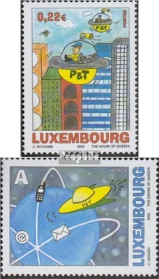 Produktbild von Briefmarken Luxemburg 2002 Mi 1590-1591 (kompl.Ausg.) postfrisch Malwettbewerb
