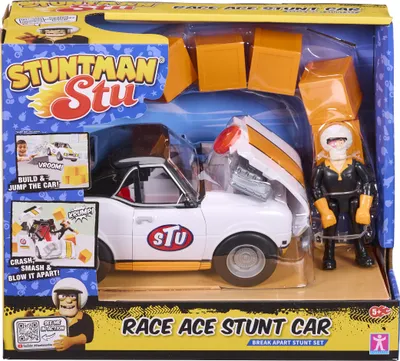 Produktbild von Chillfactor Stuntauto Spielzeug - Stuntman Stu Jet Blast Stuntwagen Rennen