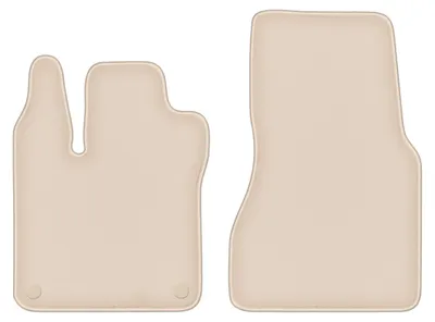 Produktbild von DURBAN Beige Velours-Fußmatten-Set für Smart Fortwo III Schrägheck (2014-2020)