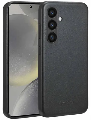 Imagen del producto de Funda de Cuero con MagSafe para Samsung Galaxy S24 - Onyx Black