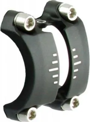 Immagine prodotto di by.schulz 10391 Piastra attacco manubrio Speedlifter SDS in alluminio, 4 fori Ø31,8 mm, nero