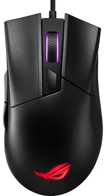 Obrázok produktu pre ASUS ROG Gladius II Core, Pravoruké, Optický, USB Typ-A, 6200 DPI, Čierna