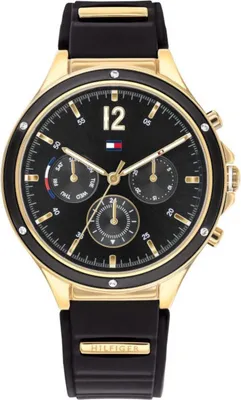 Obrázok produktu pre Tommy Hilfiger Dámske analógové hodinky Othe čierne zlato Univerzální