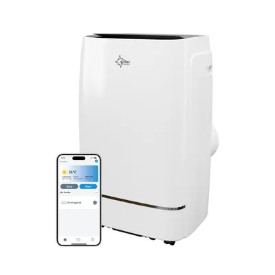 Produktbild von SUNTEC ADVANCE 12000 BTU mobiles Klimagerät, APP Steuerung, umweltfreundliches Kühlmittel R290