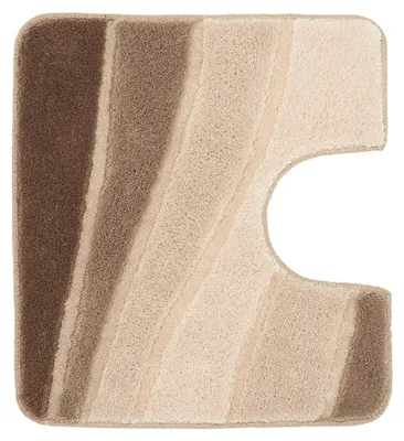 Produktbild von Kleine Wolke WC-Vorleger OCEAN Taupe 55 x 50 cm mit Ausschnitt