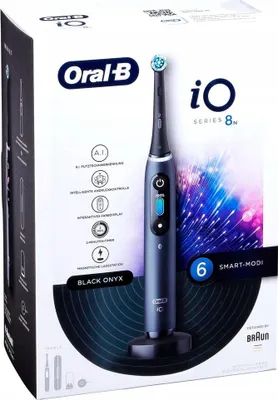 Produktbild von Braun 408567 - Erwachsener - Vibrierende Zahnbürste - Tägliche Pflege - Schwarz - OLED - Akku
