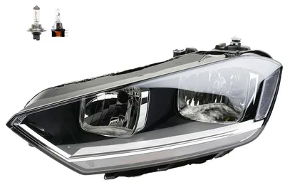 Produktbild von Scheinwerfer links passend für VW Golf Sportsvan AM1 14- schwarz m Leuchtmitteln 964509 517941005A 517941005B 517941005C Johns