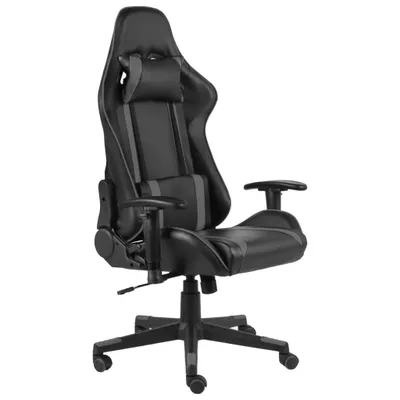 Immagine prodotto di vidaXL Sedia da gioco girevole in PVC grigio