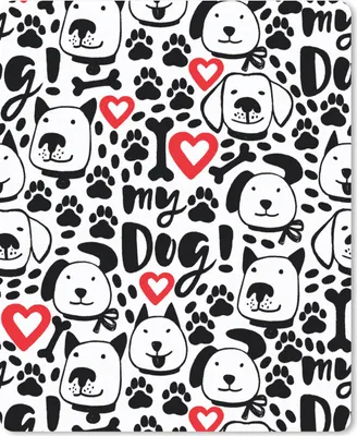 Produktbild von MuchoWow® Mauspad Mousepad Muster - Hund - Zitat - Jungen - Mädchen - Kinder - Kinder 30x40 cm - Mousepads - Maus Mat - Pad - Mausunterlage - Mausmatten