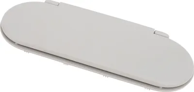 Zdjęcie produktu dla Osłona lusterka kosmetycznego osłony przeciwsłonecznej 51167366950 Wytrzymały zestaw do makijażu dla Cooper F54 F55 F56 F60 2015 do 2022 Szary
